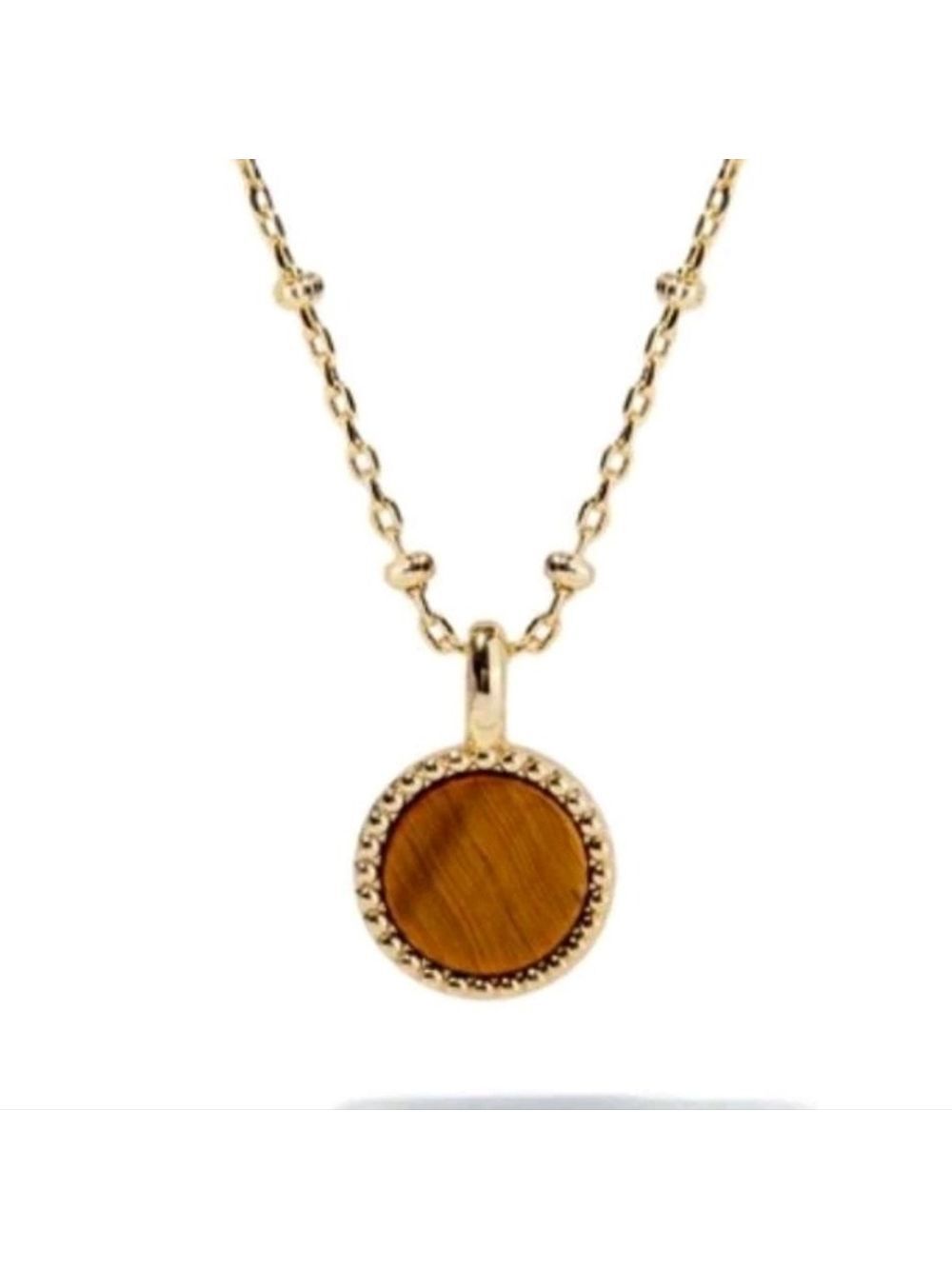 Courage Tiger Eye Necklace By Oomiay